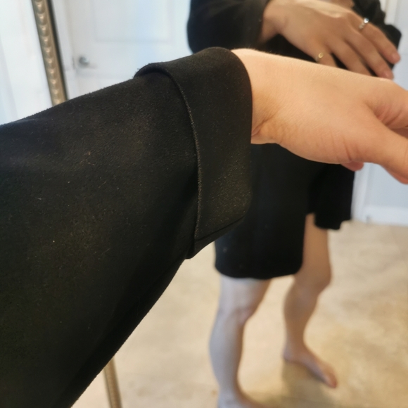 Black men's ZARA suede blazer - Picture 5 of 15